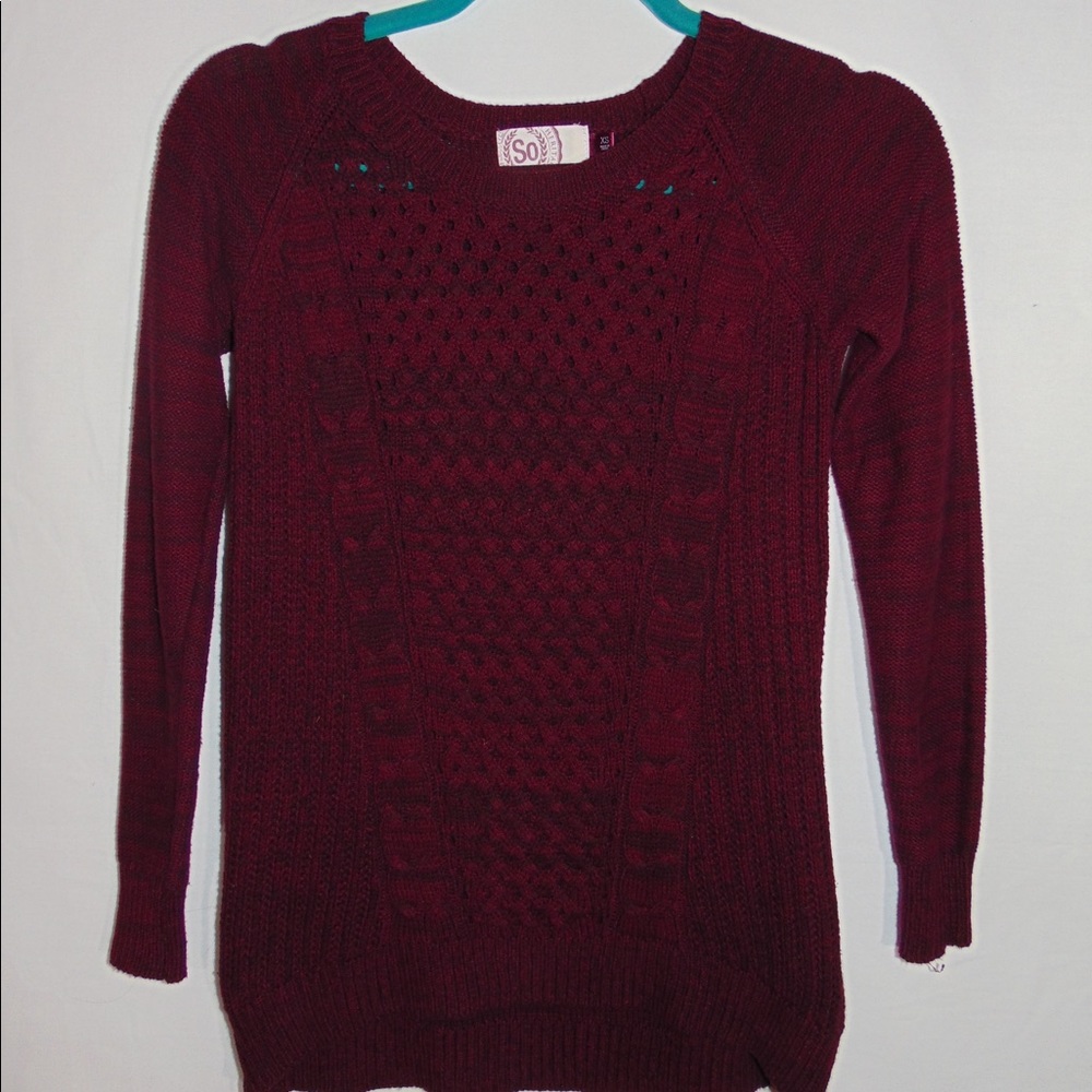 Maroon SO Sweater